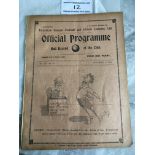 1910/1911 Tottenham Reserves v Clapton Orient Foot