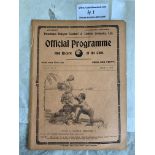 1912/1913 Tottenham Reserves v Brighton Football P