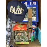 Tottenham Football Memorabilia Box: An old rattle,