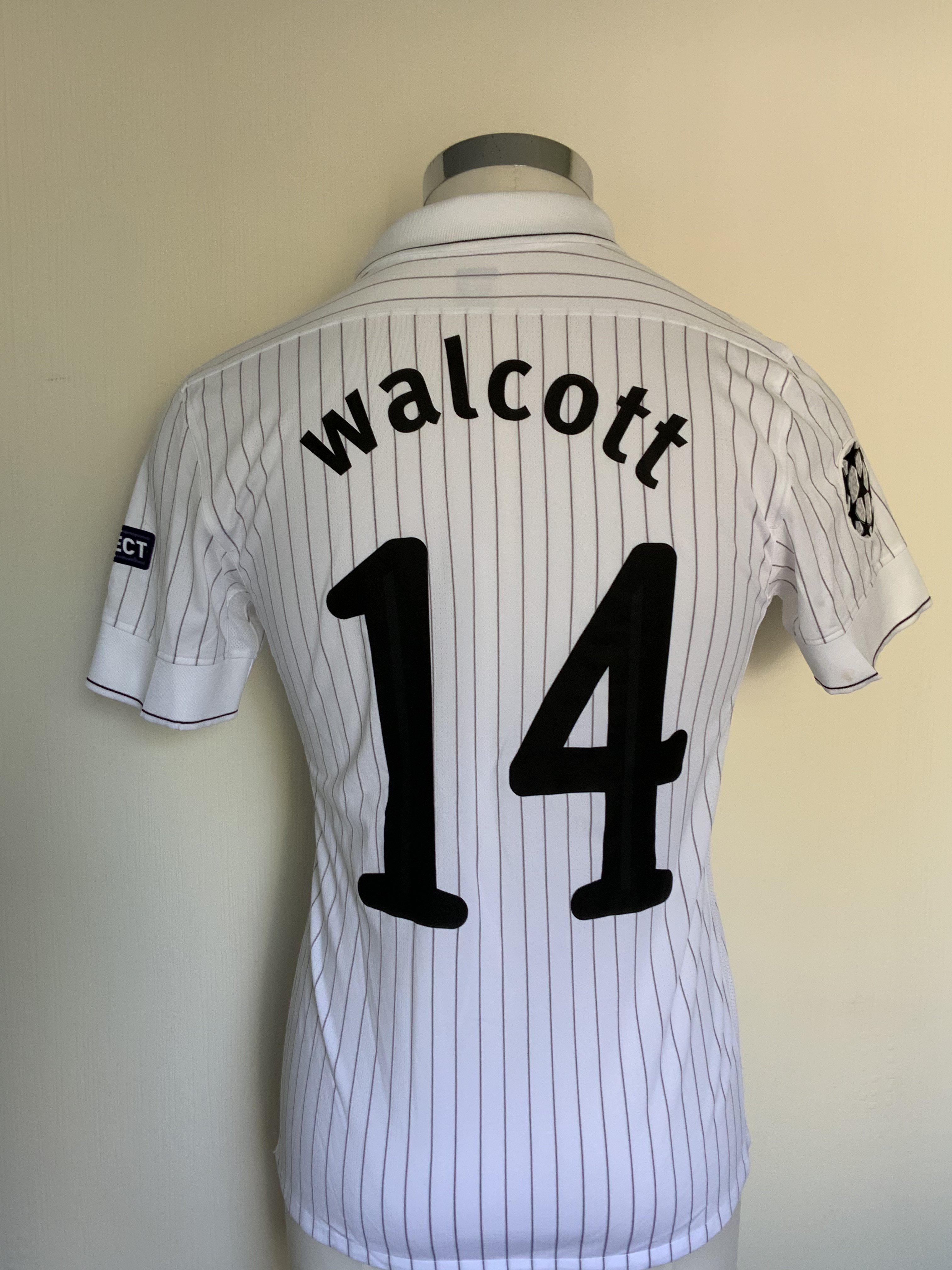 2009/2010 Walcott Arsenal Match Worn Football Shir