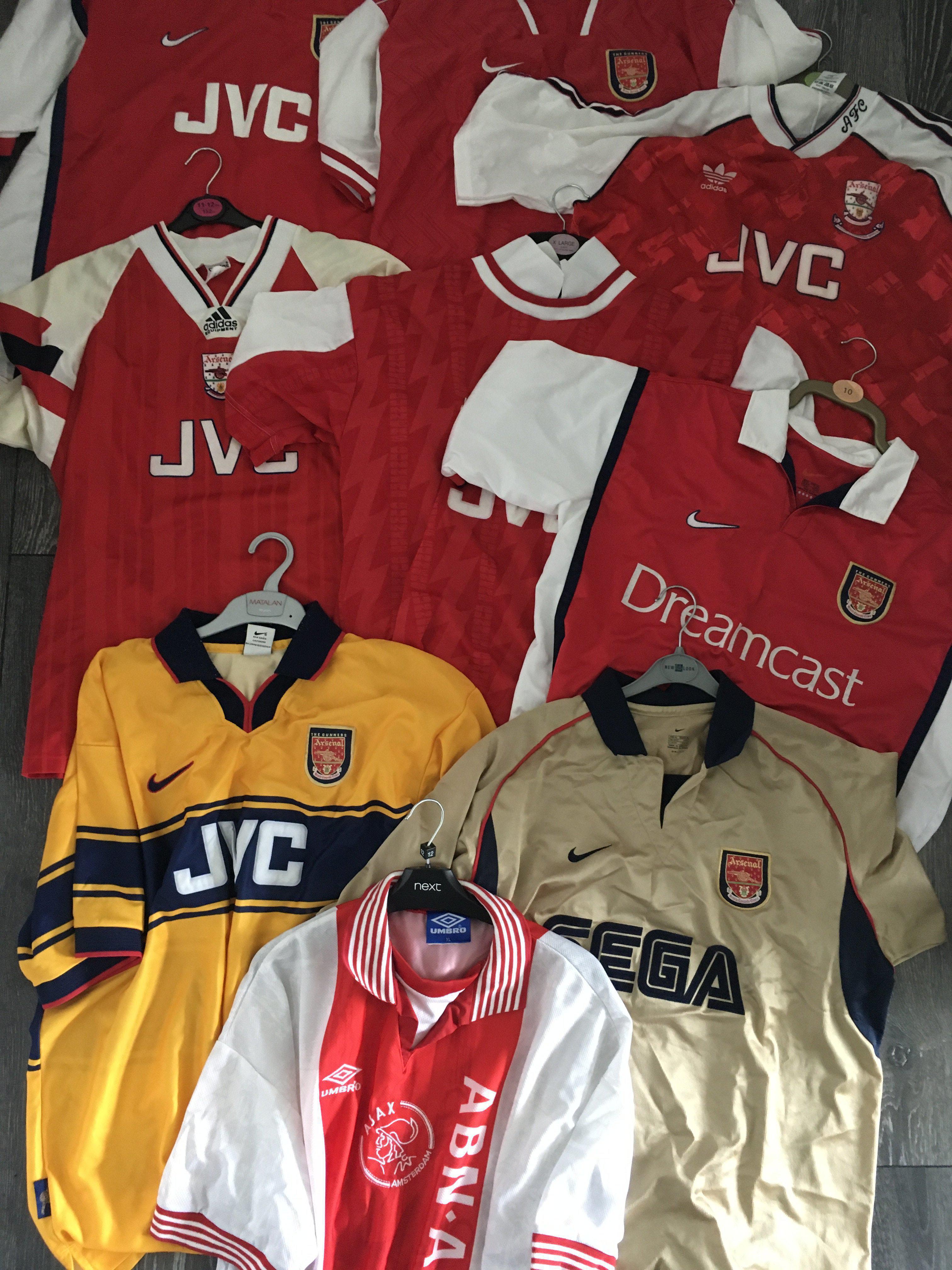 Arsenal Replica Football Shirts: 8 all different m