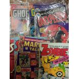 A collection of vintage comics to include 19 1960s