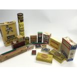 An interesting assortment of vintage food and hous