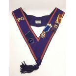 An Oddfellows sash and medals - NO RESERVE