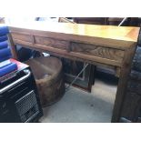 A Chinese elm console table