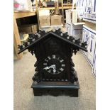 A 19th century Black Forest cuckoo clock. No reser