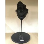 A resin bust sculpture by John Wragg Titled “Remem