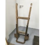 A wooden sack barrow - NO RESERVE