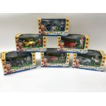 Six boxed Corgi Noddy cars with Noddy characters.