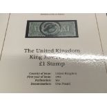 A Harrington & Byrne Edward VII £1 one pound stamp