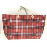 Withdrawn - A genuine Burberry shopper bag - NO RE