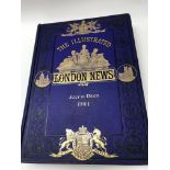 The 1901 Illustrated London News, blue bound book