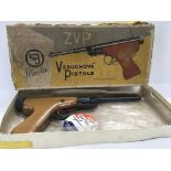 A Vintage Czechoslovakia box air pistol ZVP Vzduch