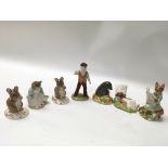 Seven Royal Albert Beatrix Potter figures all with