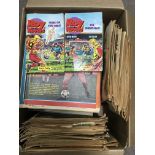 A collection of Roy Of The Rovers comics and paper