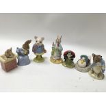Seven Royal Albert Beatrix Potter figures of Gentl
