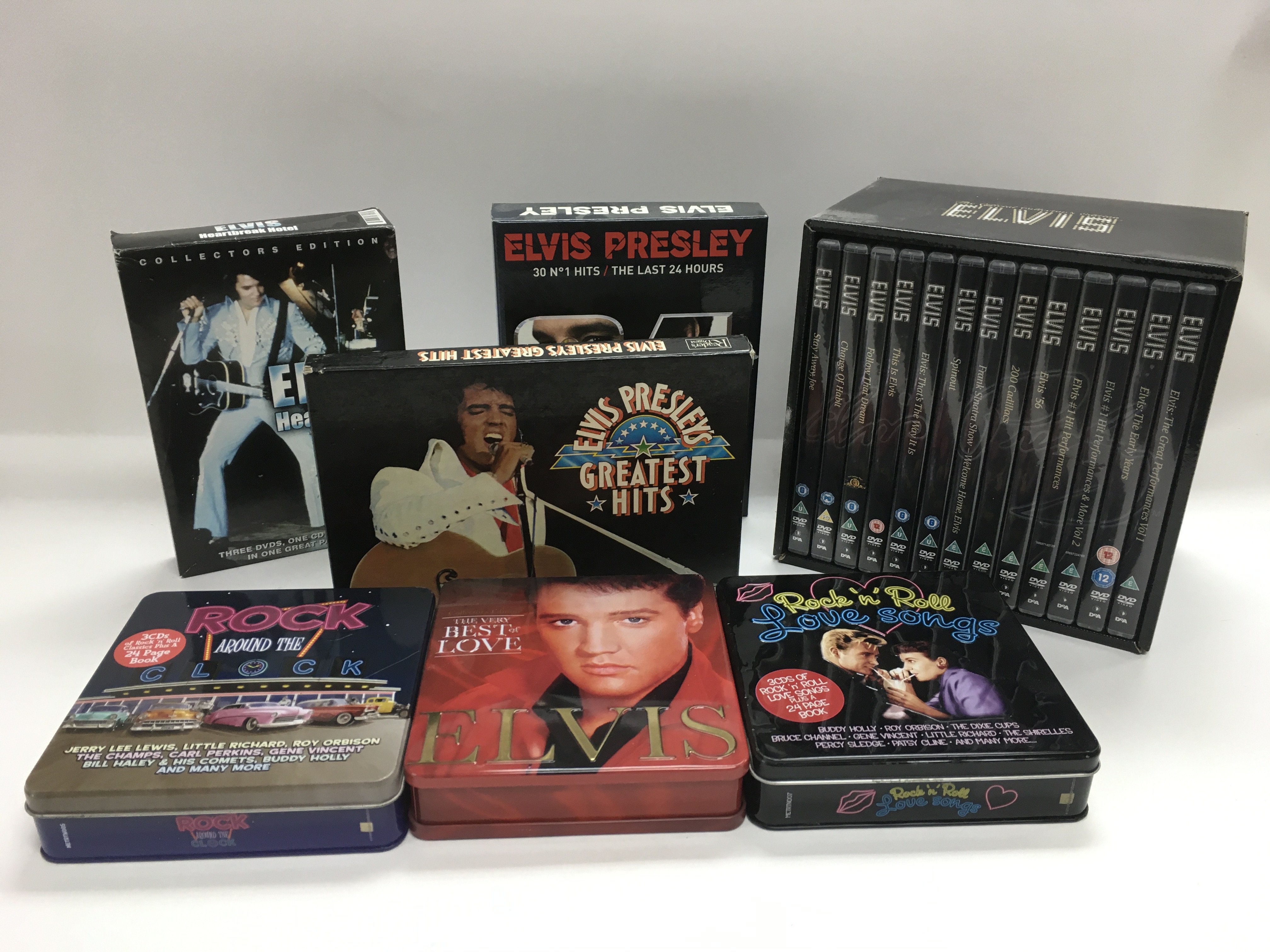 An Elvis Presley Collection CD box set, sadly inco