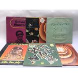 Seven Stevie Wonder LPs comprising 'Where'm Coming