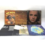 Nine rock and prog rock LPs by various artists inc