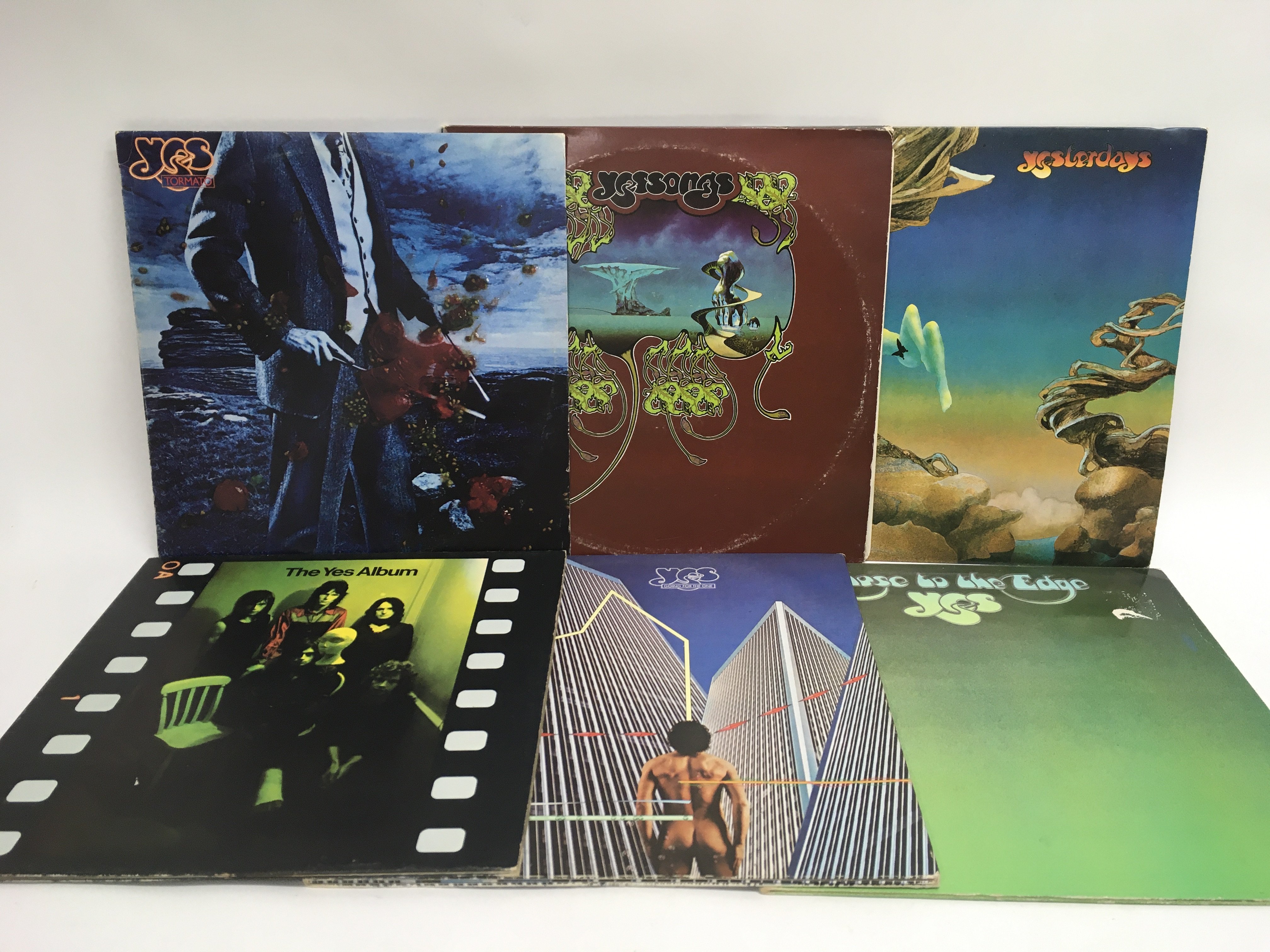 Six LPs by Yes comprising'The Yes Album', 'Close T
