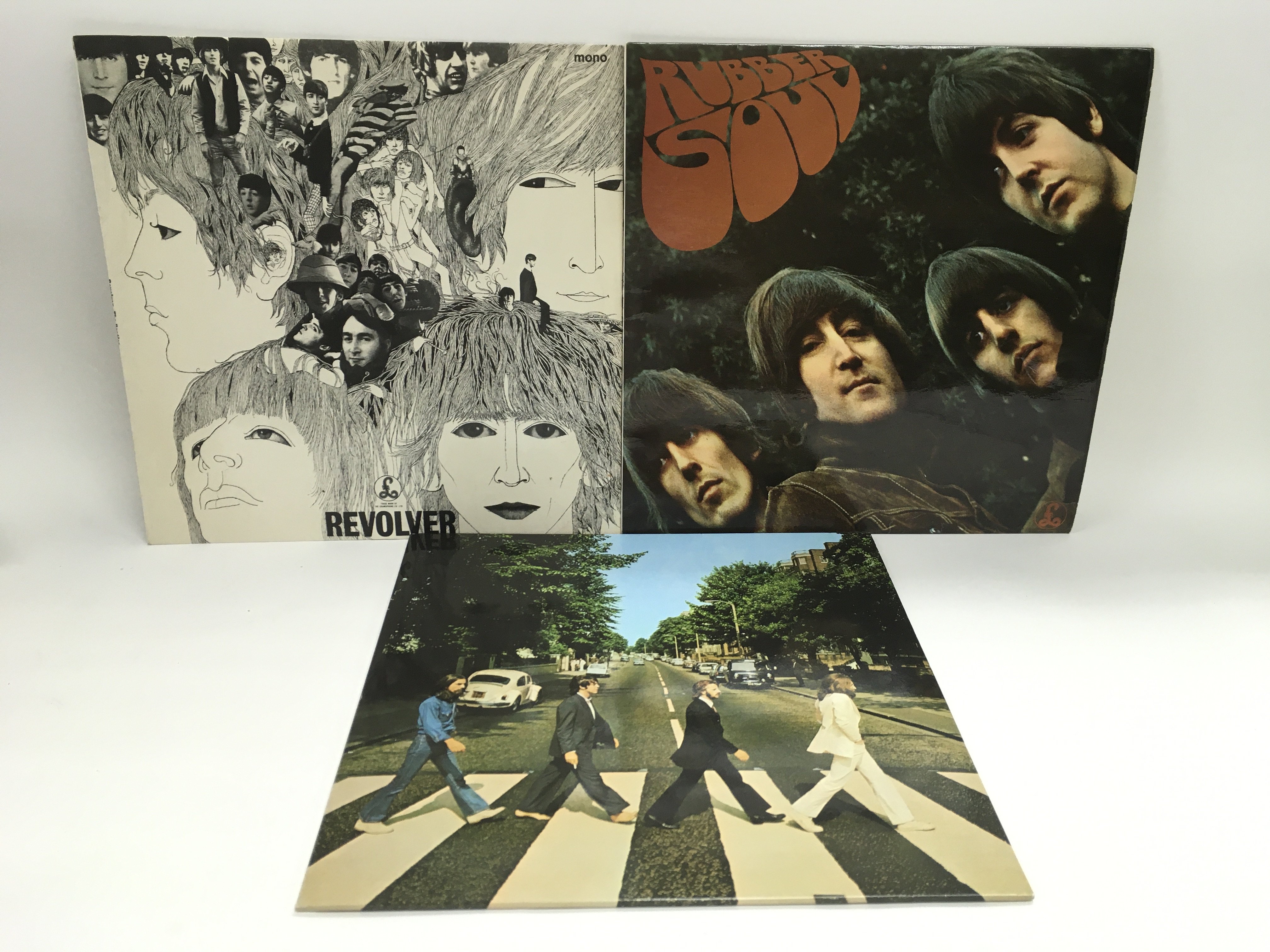 Two early issues Beatles LPs comprising'Rubber Sou