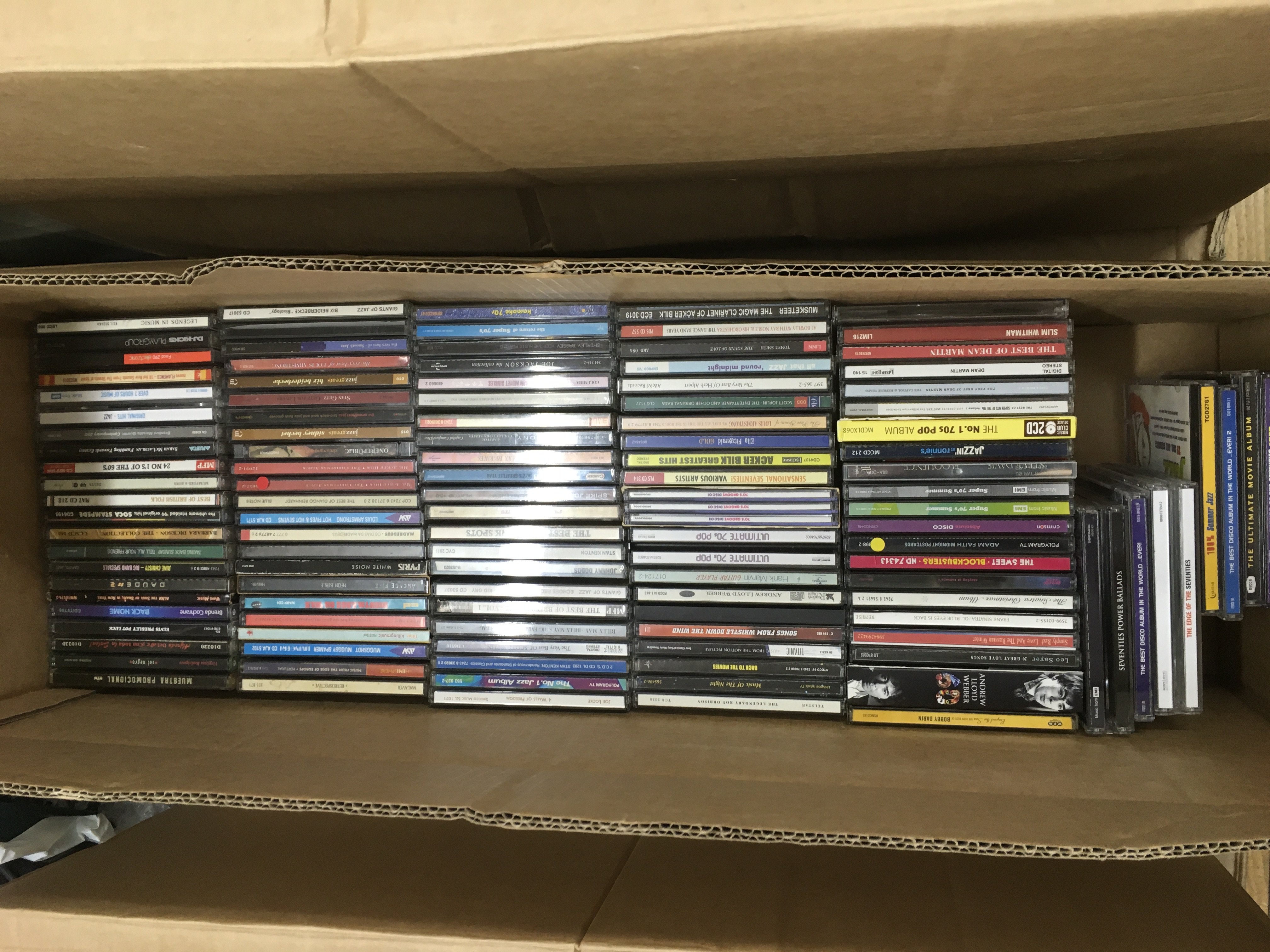 Four boxes of CDs, various artists. - Image 4 of 7