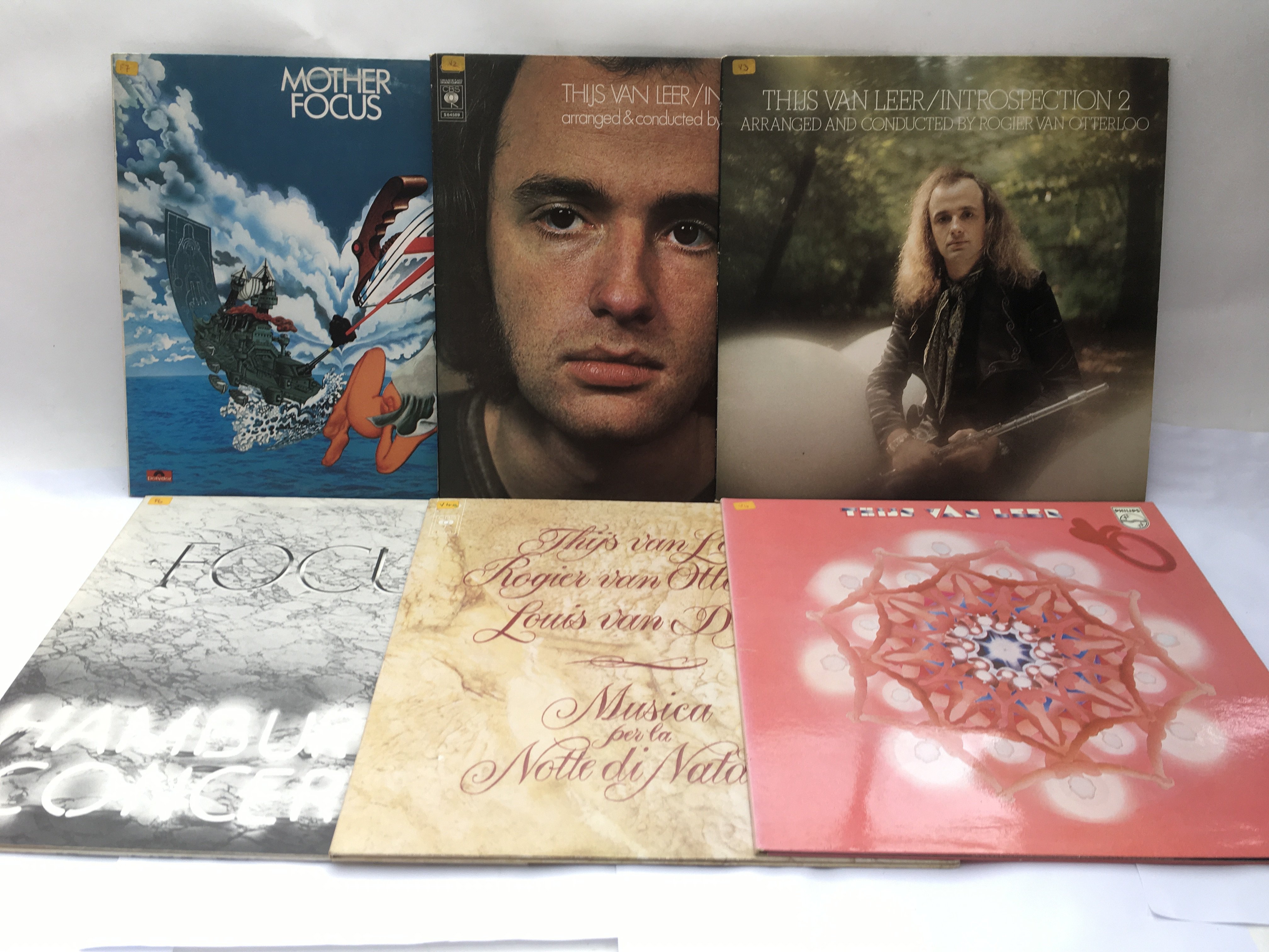 Six Focus and Thijs Van Leer LPs.