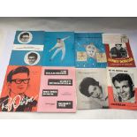 A small collection of vintage music programs, incl