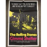 A US one sheet film poster for The Rolling Stones