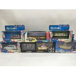 Six boxed die cast Corgi Beatles vehicles comprisi