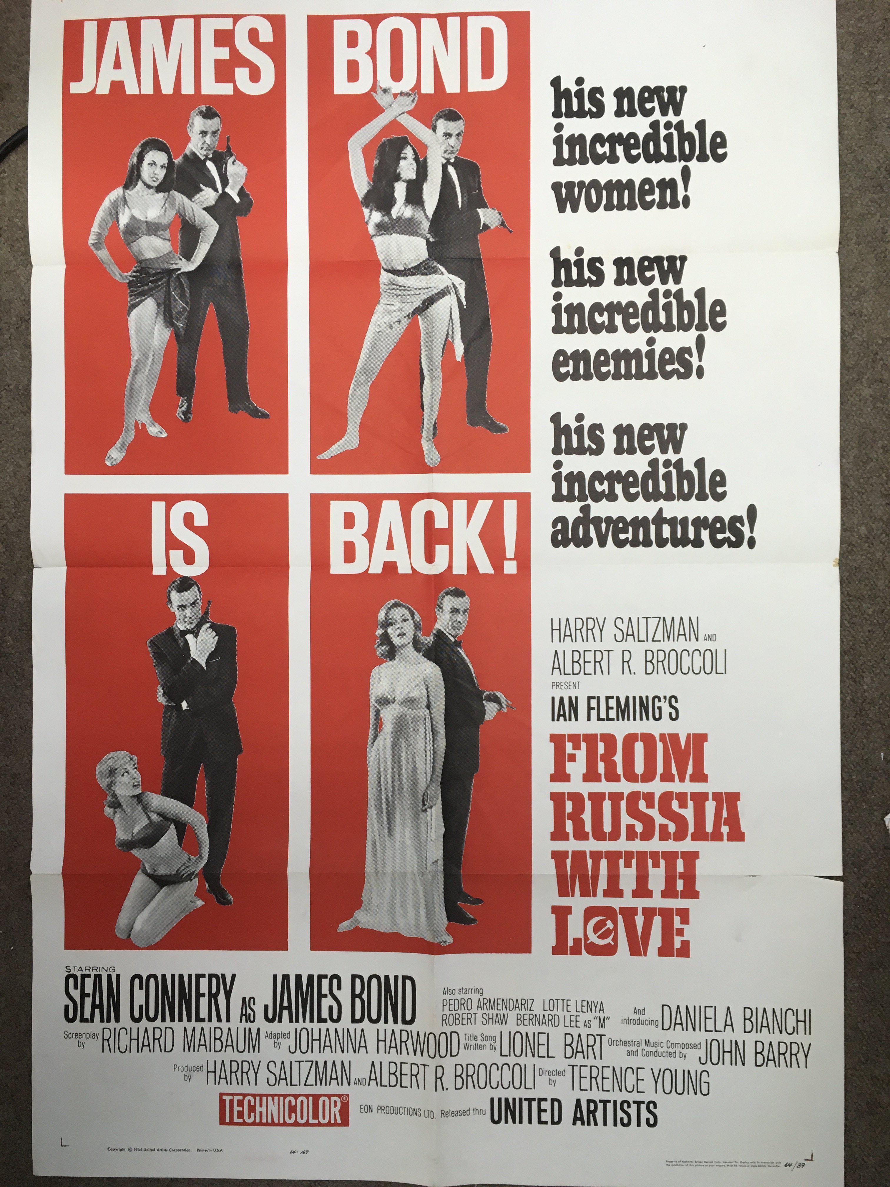 A US one sheet (style B) film poster for 'From Rus