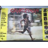 Two original reggae film posters, one for 'Country