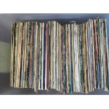 Two boxes of LPs by various artists including many