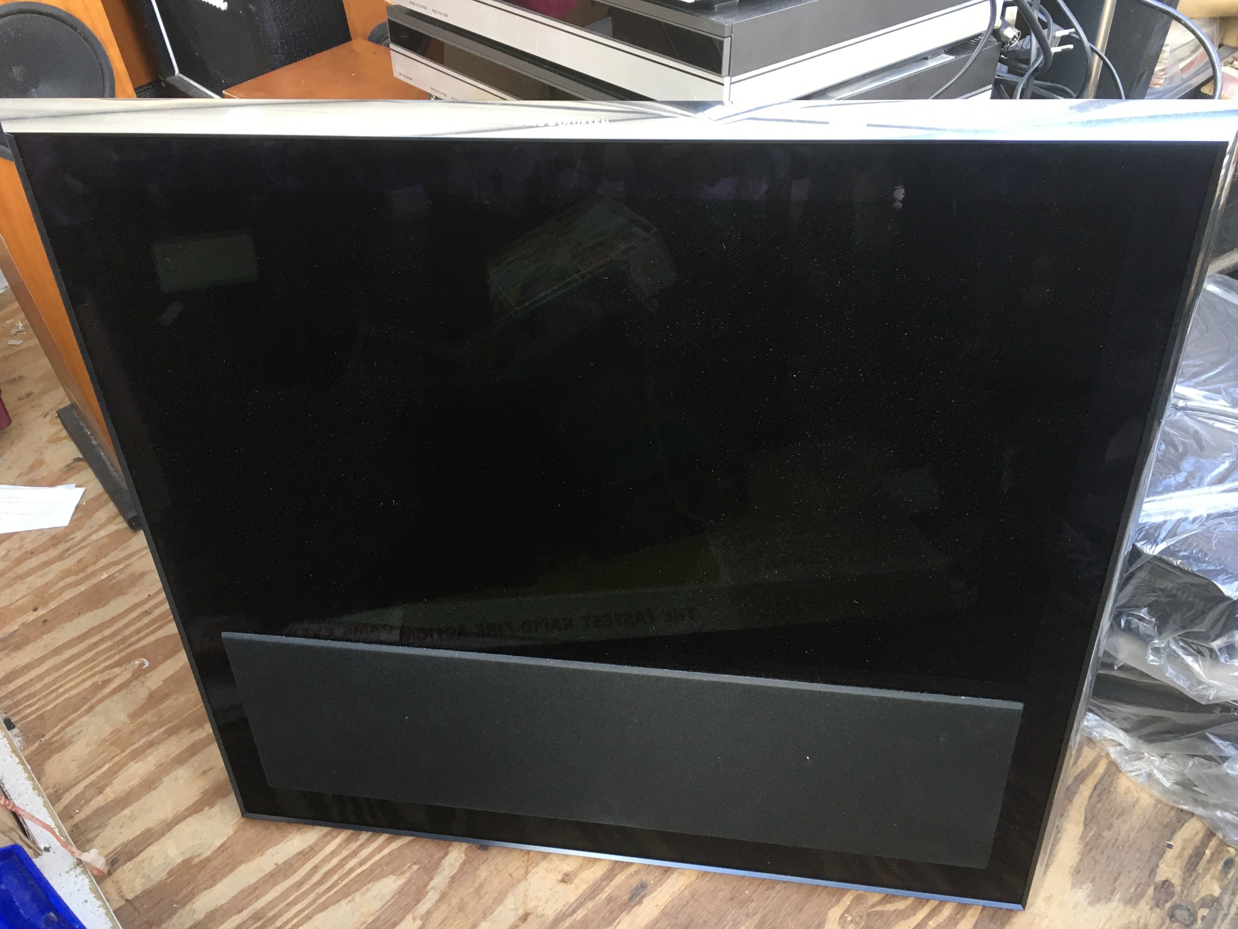 A Bang & Olufsen TV with master control panel 5500