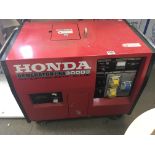 A Honda EX 3000S large size generator.