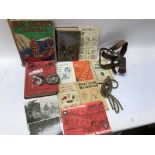 A box of vintage scouting memorabilia - NO RESERVE
