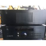 A Rotel five channel power amplifier RMB 1575 toge