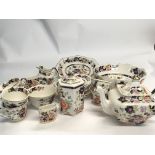 A collection of Masons Ironstone China including a