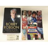 A signed Bobby Robson autobiography together with