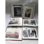 Three binders of music publicity prints, various a