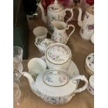 A small collection of Aynsley Wild Tudor tea china