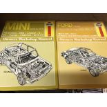 A collection of workshop manuals various.