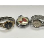 Two vintage watches and a stopwatch (3).