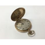A 12ct gold cased pocket watch.