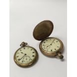 A pair of pocket watches.