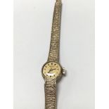 A 9ct gold ladies Rotary wrist watch.