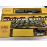 A boxed Hornby train set