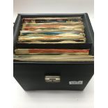 A box of 7 inch singles And EPs including The Beat