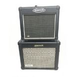 Two Kustom guitar amplifiers comprising a Solo 16D