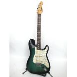A Vintage Stratocaster style electric guitar with